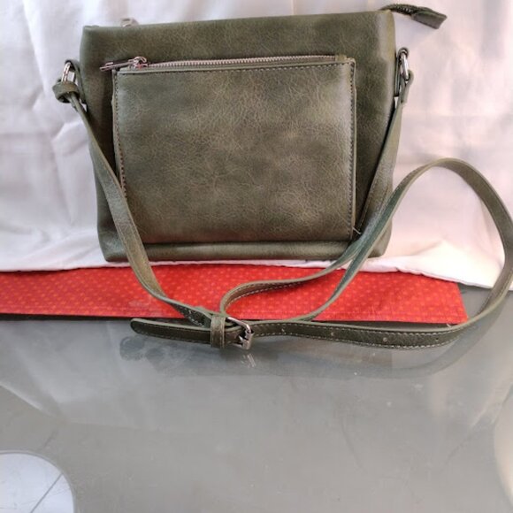Emperia Juliette Crossbody Bag - Olive Green - Picture 3 of 14